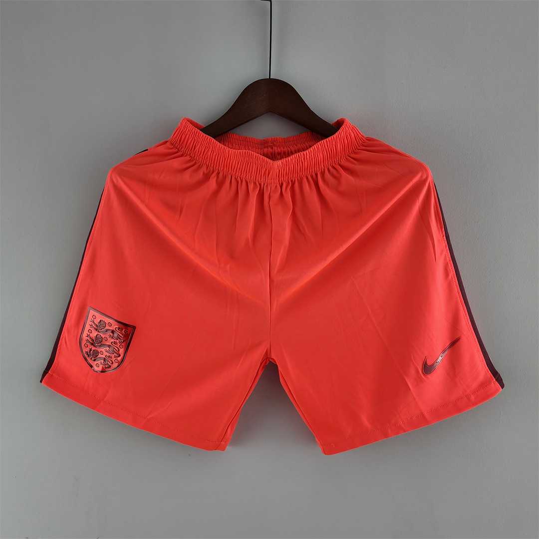 AAA Quality England 2022 Away Red Soccer Shorts